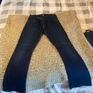 7 for all Mankind Kimmie mid rise bootleg jeans.